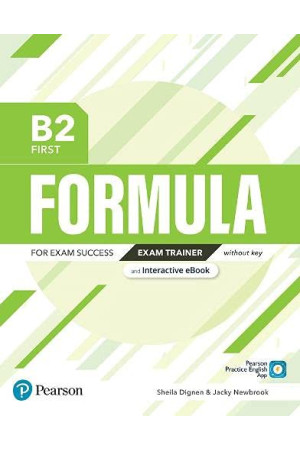 Formula B2 First Exam Trainer No Key + Digital Resources & eBook (pratybos) - Formula | Litterula