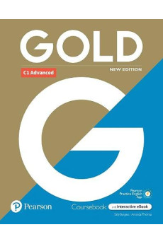 Gold 2018 Ed. C1 Advanced Coursebook + eBook (vadovėlis)