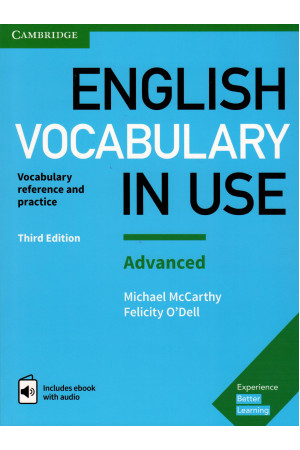 English Vocabulary in Use 3rd Ed. Adv. Book + Key & eBook - Žodyno lavinimas | Litterula
