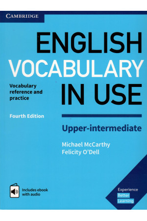 English Vocabulary in Use 4th Ed. Up-Int. Book + Key & eBook - Žodyno lavinimas | Litterula