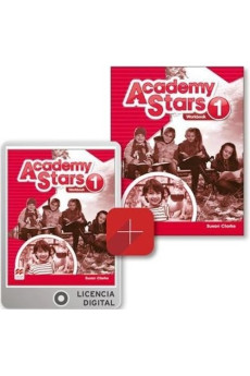 Academy Stars 1 Workbook + Digital WB Code Pack (pratybos)