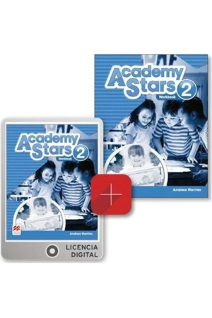 Academy Stars 2 Workbook + Digital WB Code Pack (pratybos) - Academy Stars | Litterula