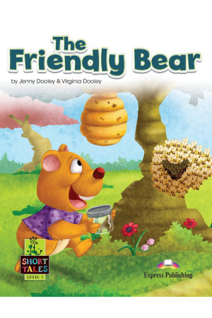 Short Tales 1: The Friendly Bear. Book + DigiBooks App - Pradinis (1-4kl.) | Litterula