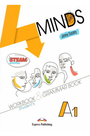 4Minds A1 Student s Workbook & Grammar + DigiBooks App (pratybos) - 4Minds | Litterula