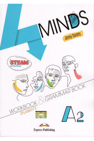 4Minds A2 Student s Workbook & Grammar + DigiBooks App (pratybos) - 4Minds | Litterula