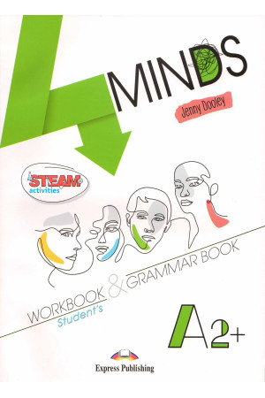 4Minds A2+ Student s Workbook & Grammar + DigiBooks App (pratybos) - 4Minds | Litterula