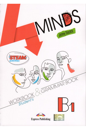 4Minds B1 Student s Workbook & Grammar + DigiBooks App (pratybos) - 4Minds | Litterula