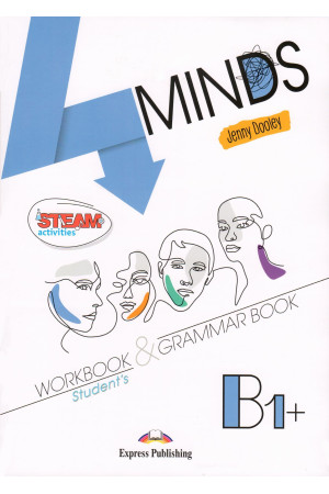 4Minds B1+ Student s Workbook & Grammar + DigiBooks App (pratybos) - 4Minds | Litterula