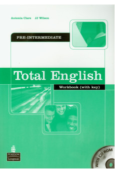 Total English Pre-Int. A2+/B1 Workbook + Key & CD-ROM*