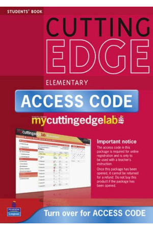 Cutting Edge 3rd Ed. Elem. A1/A2 SB + DVD & MyLab - Cutting Edge 3rd Ed. | Litterula