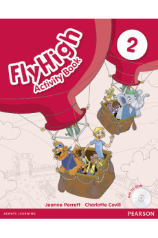 Fly High 2 Activity Book + CD-ROM (pratybos)