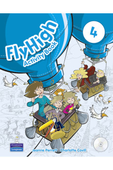 Fly High 4 Activity Book + CD-ROM (pratybos)