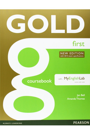 Gold First B2 New Ed. SB + MyLab - Gold | Litterula