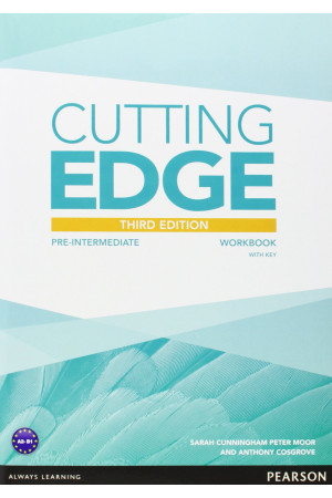 Cutting Edge 3rd Ed. Pre-Int. A2/B1 WB + Key & Online Audio - Cutting Edge 3rd Ed. | Litterula