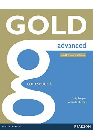 Gold Advanced C1 New Ed. SB + Audio Online (vadovėlis) - Gold | Litterula