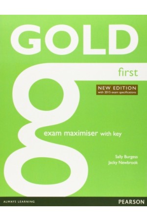 Gold First B2 New Ed. WB + Key & Audio Online (pratybos) - Gold | Litterula