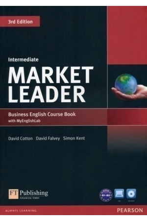 Market Leader 3rd Ed. Int. B1/B2 Course Book + DVD-ROM & MyLab - Market Leader 3rd Ed. | Litterula