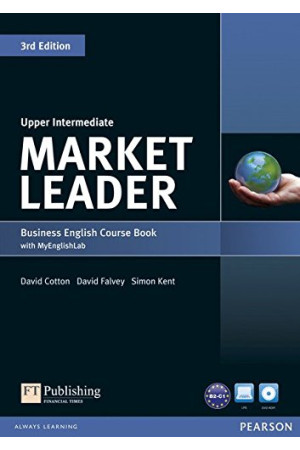 Market Leader 3rd Ed. Up-Int. B2 Course Book + DVD-ROM & Mylab - Market Leader 3rd Ed. | Litterula