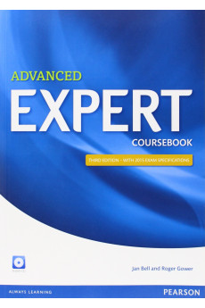 Expert Advanced 3rd Ed. C1 Coursebook + CD (vadovėlis)