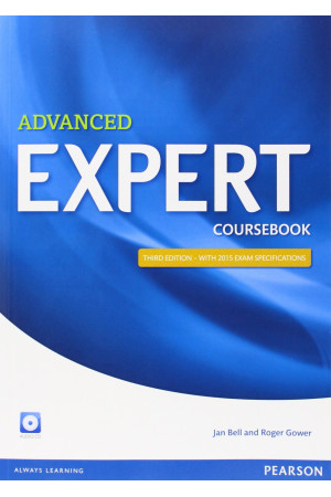 Expert Advanced 3rd Ed. C1 SB + CD (vadovėlis) - Expert | Litterula