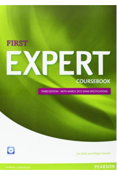 Expert First 3rd Ed. B2 Coursebook + CD (vadovėlis)