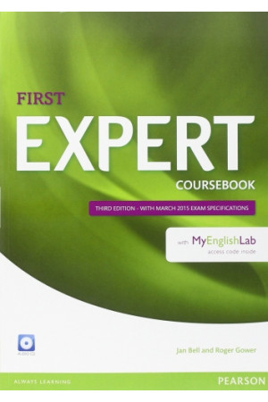 Expert First 3rd Ed. B2 SB + CD & MyEnglish Lab - Expert | Litterula