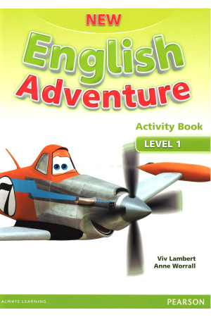 New English Adventure 1 Activity Book + Song CD (pratybos) - New English Adventure | Litterula