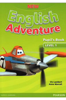 New English Adventure 1 Pupil's Book + DVD (vadovėlis)