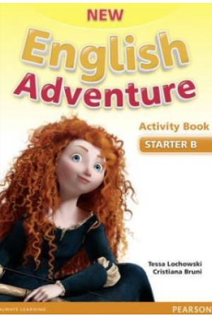 New English Adventure Starter B Activity Book + Song CD (pratybos) - New English Adventure | Litterula