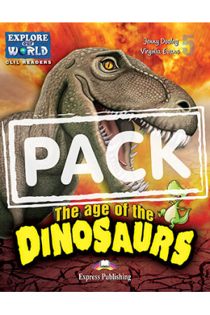 CLIL Primary 5: The Age of the Dinosaurs. Teacher s Pack + DigiBooks App - Pradinis (1-4kl.) | Litterula