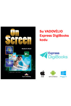 On Screen B1+ Student's Book + DigiBooks App (vadovėlis)