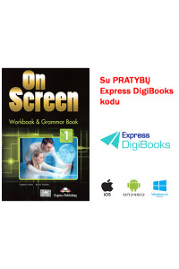 On Screen 1 Workbook & Grammar + ieBook & DigiBooks App (pratybos)