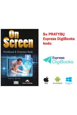 On Screen 2 Workbook & Grammar + ieBook & DigiBooks App (pratybos) - On Screen | Litterula