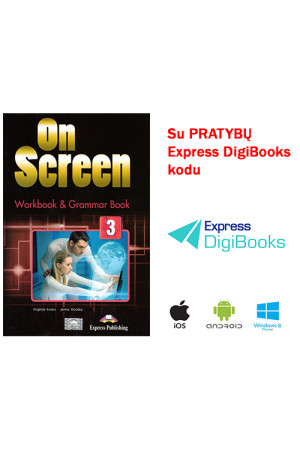 On Screen 3 Workbook & Grammar + ieBook & DigiBooks App (pratybos) - On Screen | Litterula