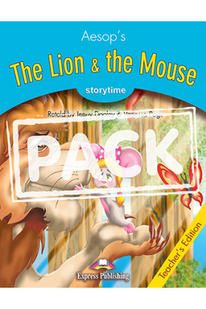 Storytime 1: The Lion & the Mouse. Teacher s Book + App Code - Pradinis (1-4kl.) | Litterula