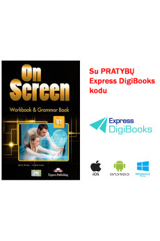 On Screen B1 Workbook & Grammar + ieBook & DigiBooks App (pratybos)