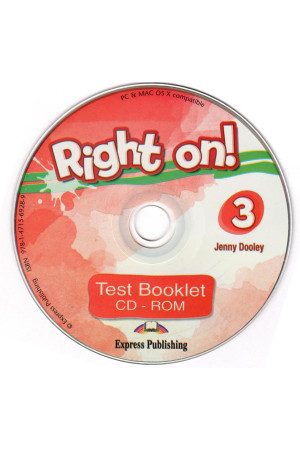 Right On! 3 Test Booklet CD-ROM* - Right On! | Litterula