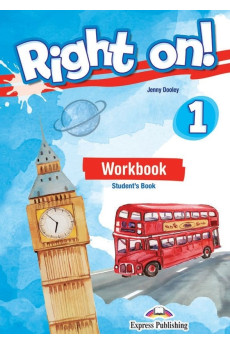 Right On! 1 Workbook Student's + ieBook & DigiBooks App (pratybos)