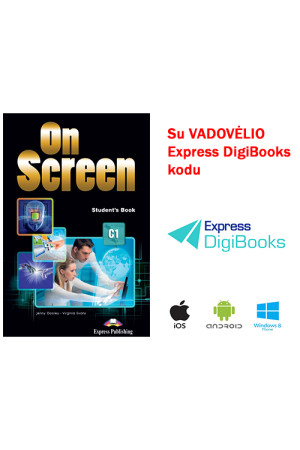 On Screen C1 Student s Book + DigiBooks App (vadovėlis) - On Screen | Litterula