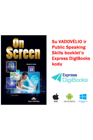 On Screen C2 Student s Book + PSS & Digibooks App (vadovėlis) - On Screen | Litterula