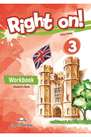 Right On! 3 Workbook Student s + ieBook & DigiBooks App (pratybos) - Right On! | Litterula