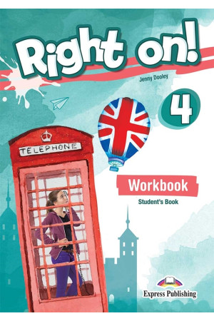 Right On! 4 Workbook Student s + ieBook & DigiBooks App (pratybos) - Right On! | Litterula