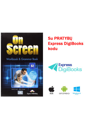 On Screen Rev. B2 Workbook & Grammar + Listening, Writing & DigiBooks App (pratybos) - On Screen | Litterula