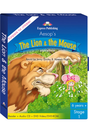 Storytime 1: The Lion & the Mouse. Fun Pack* - Pradinis (1-4kl.) | Litterula