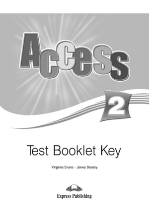 Access 2 Test Booklet Key - Access | Litterula