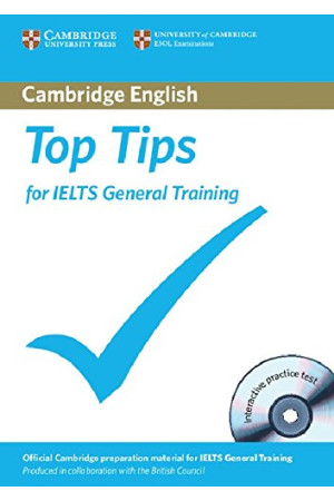 Official Top Tips for IELTS GTM Book + CD-ROM* - IELTS | Litterula