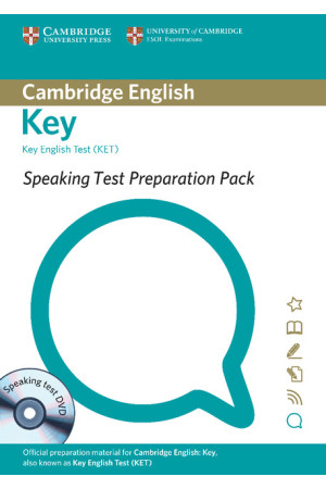 Speaking Test Prep. Pack for KET Book + DVD* - KET EXAM (A2) | Litterula