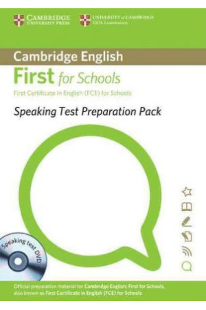 Speaking Test Prep. Pack for First for Schools Book + DVD* - FCE EXAM (B2) | Litterula