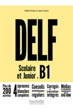 DELF Scolaire & Junior Nouveau B1 Livre + DVD-ROM* - Delf Scolaire et Junior (B1) | Litterula