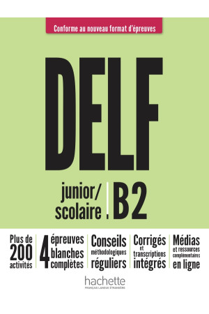 DELF Scolaire & Junior Nouveau d epreuves B2 Livre + Audio Telechargement - Delf Scolaire et Junior (B2) | Litterula